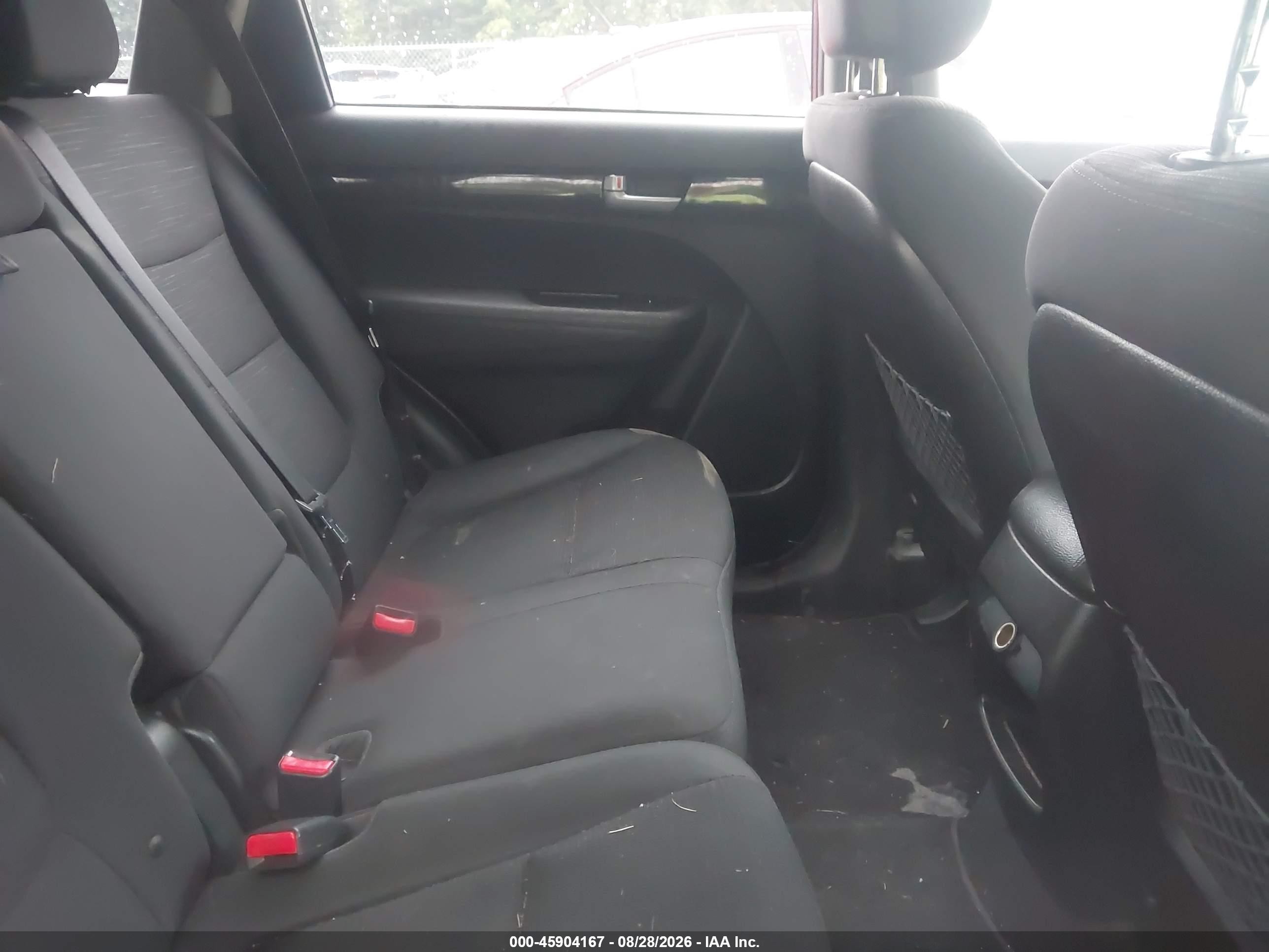 2014 Kia Sorento Lx Red vin: 5XYKT3A60EG486847