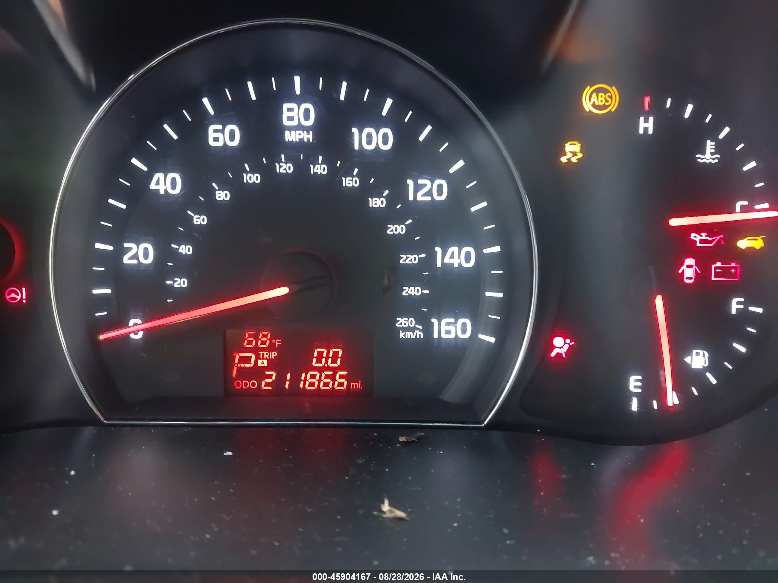 2014 Kia Sorento Lx Red vin: 5XYKT3A60EG486847