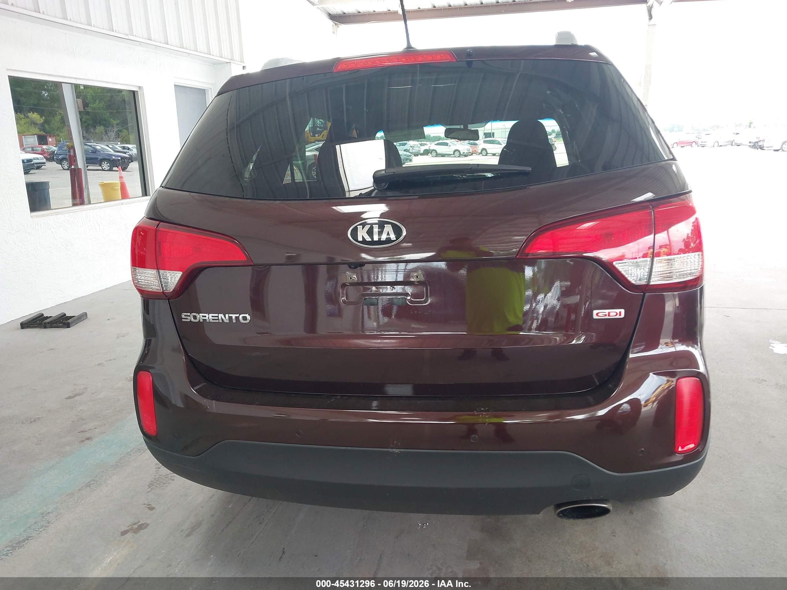 2014 Kia Sorento Lx Purple vin: 5XYKT3A60EG539515