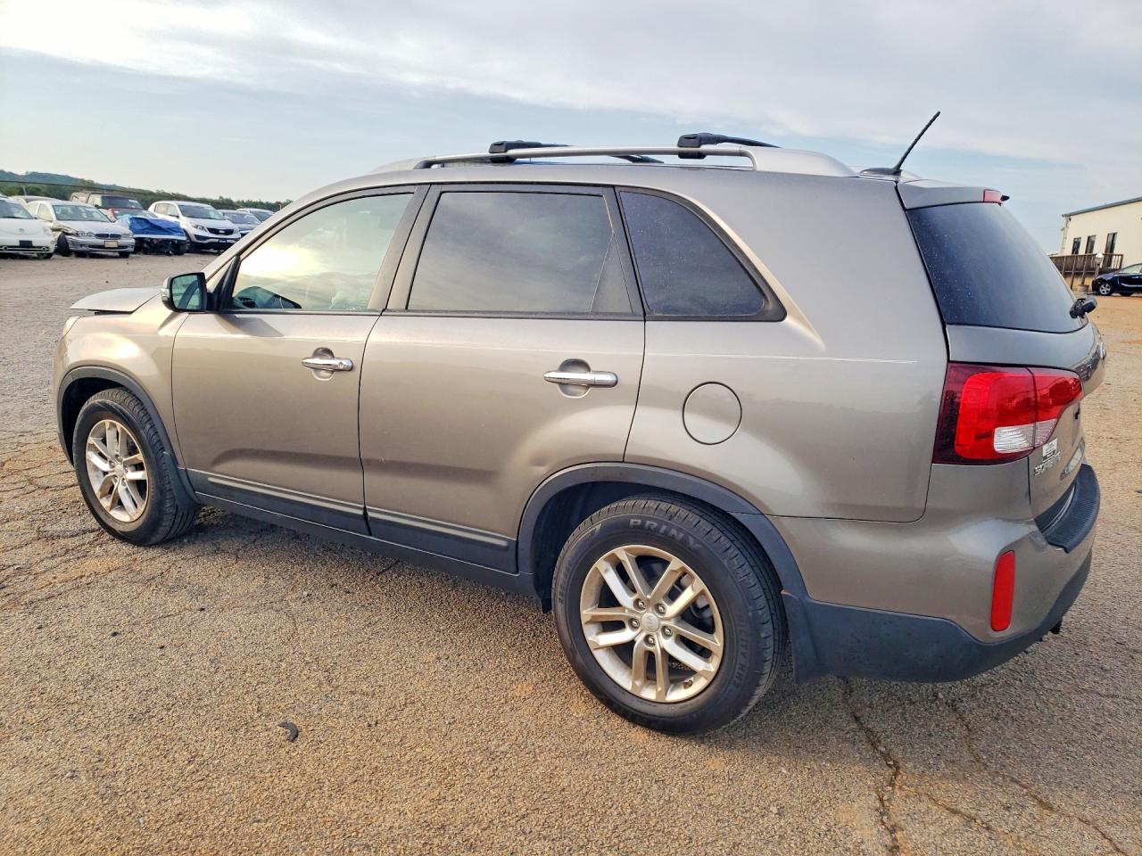 2015 Kia Sorento Lx Gray vin: 5XYKT3A60FG575562