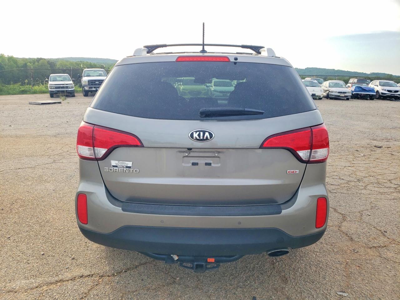 2015 Kia Sorento Lx Gray vin: 5XYKT3A60FG575562