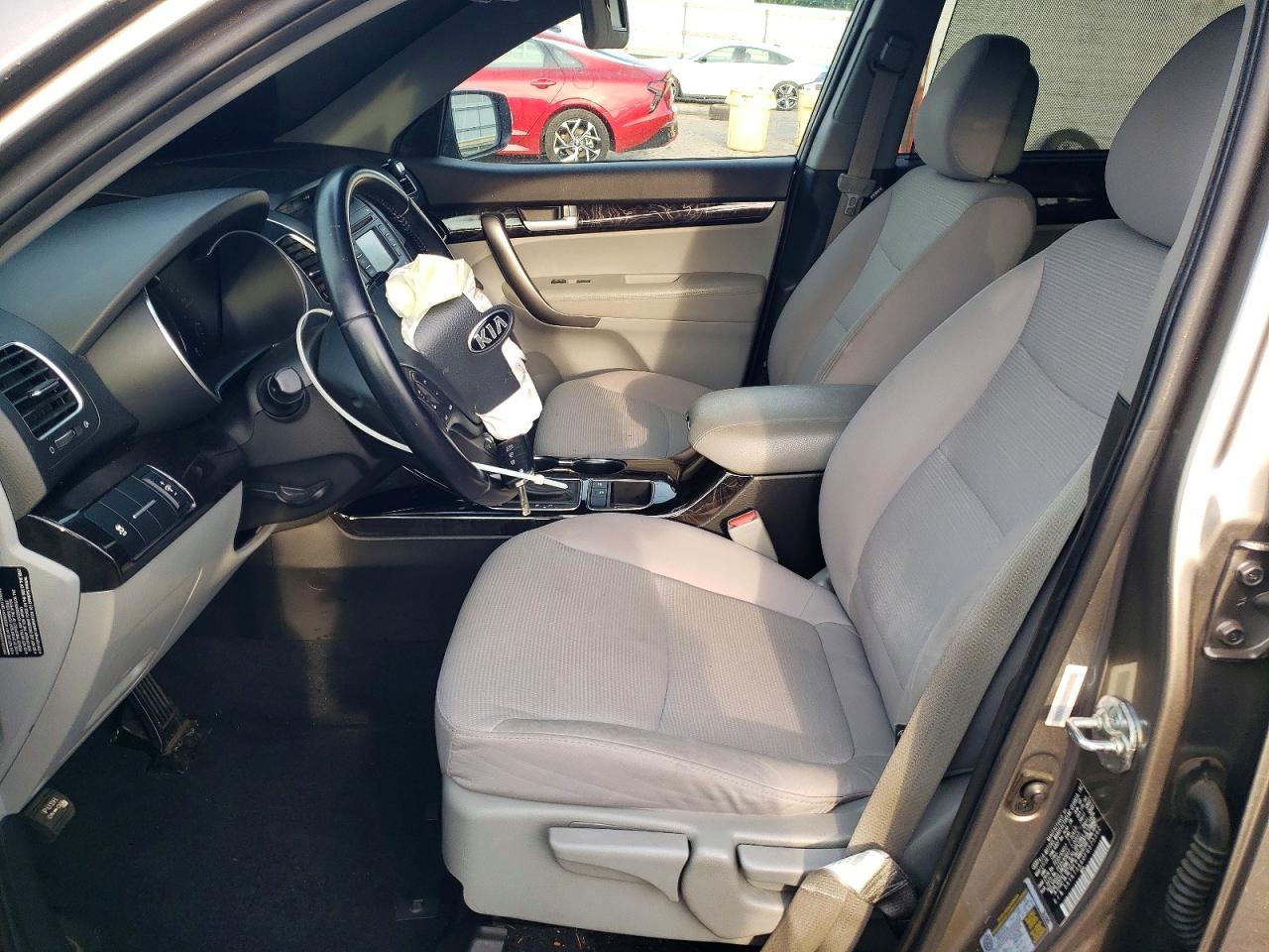 2015 Kia Sorento Lx Gray vin: 5XYKT3A60FG575562