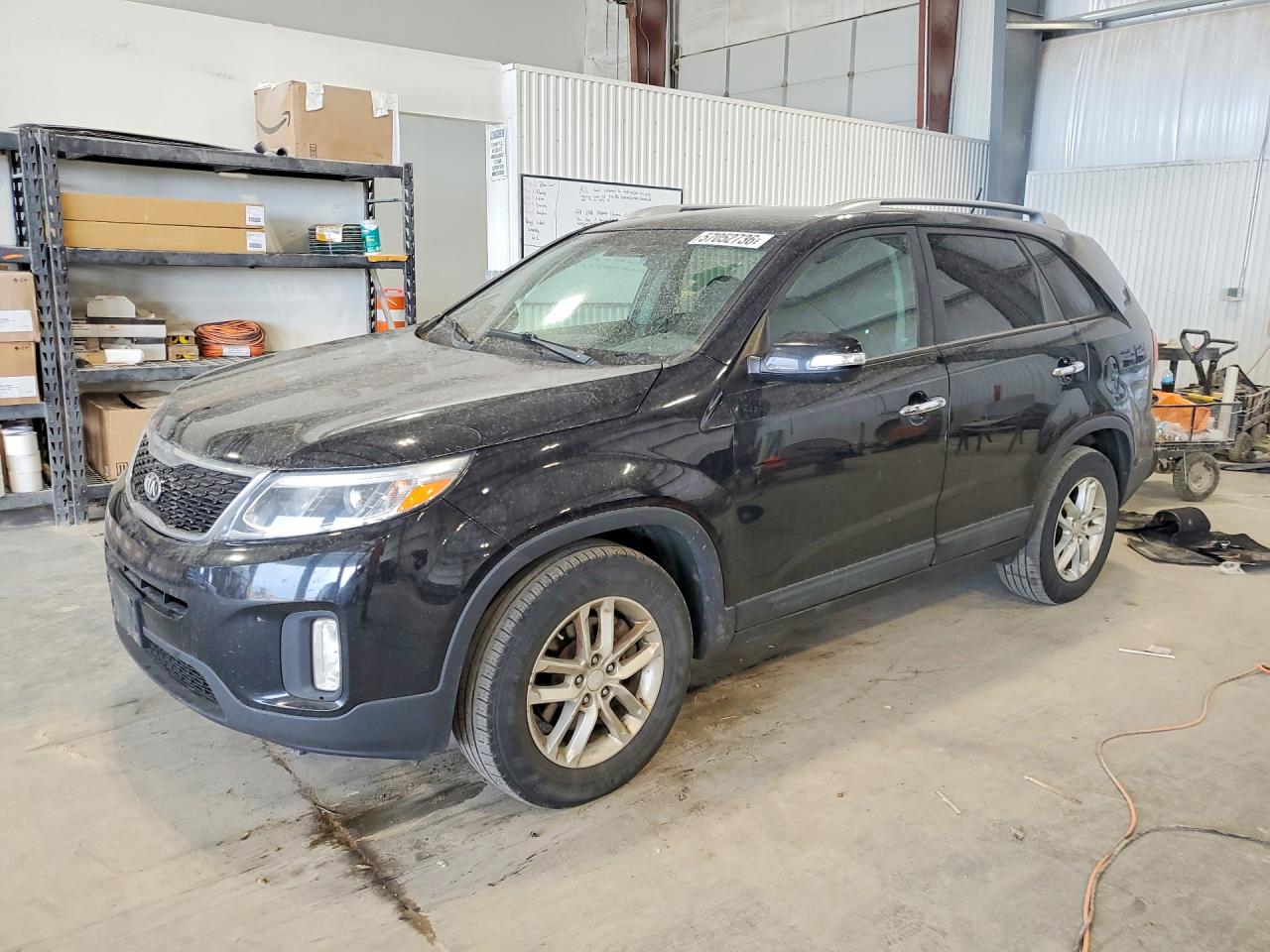 2015 Kia Sorento Lx Black vin: 5XYKT3A60FG579059