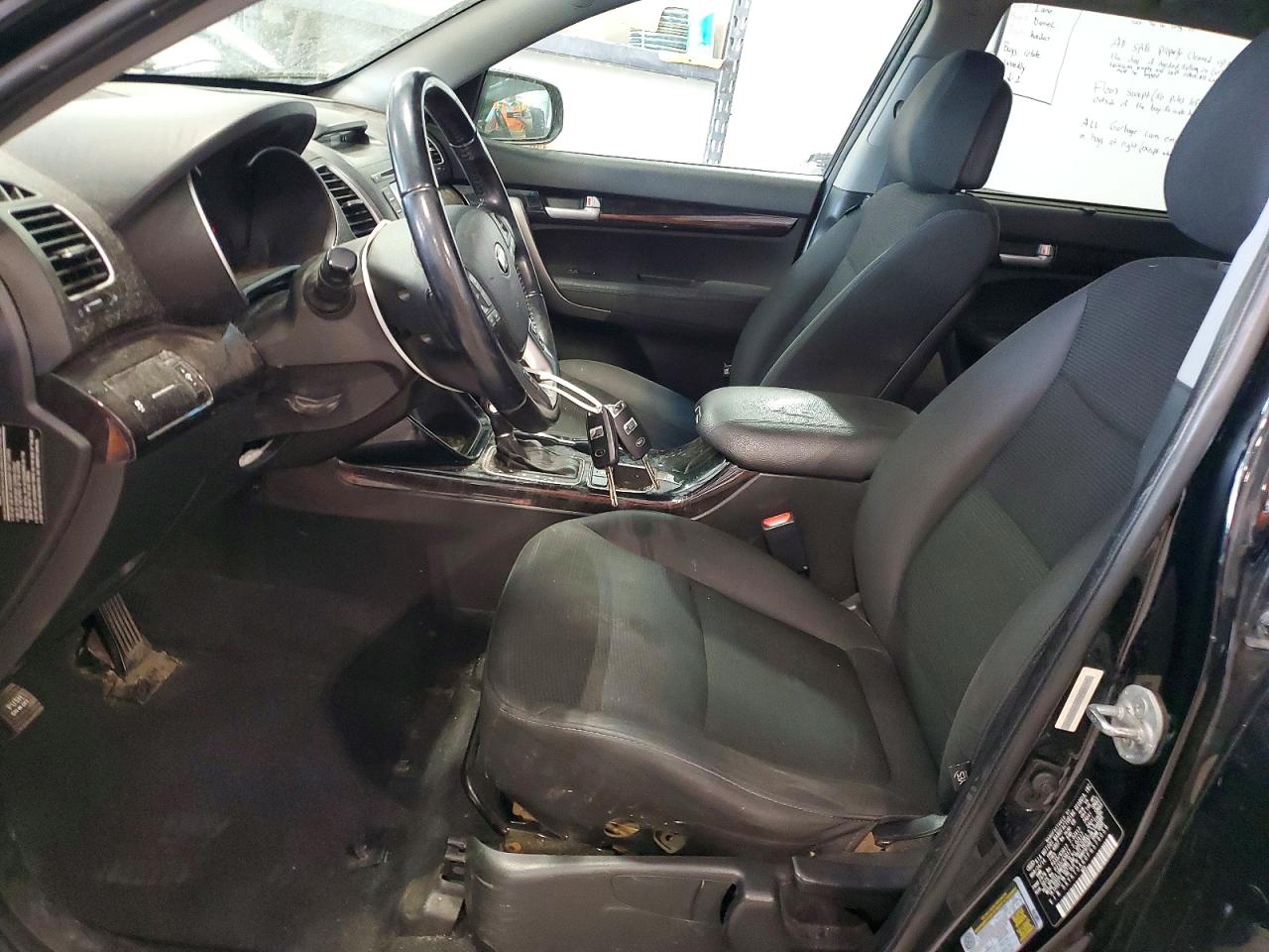 2015 Kia Sorento Lx Black vin: 5XYKT3A60FG579059