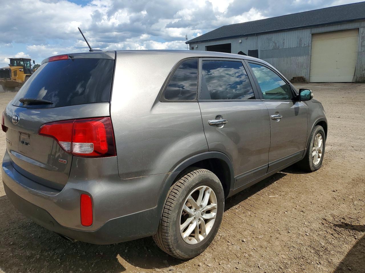2015 Kia Sorento Lx Gray vin: 5XYKT3A60FG629622