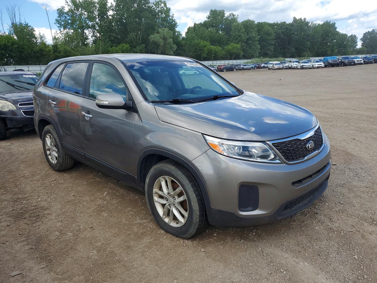2015 Kia Sorento Lx Gray vin: 5XYKT3A60FG629622