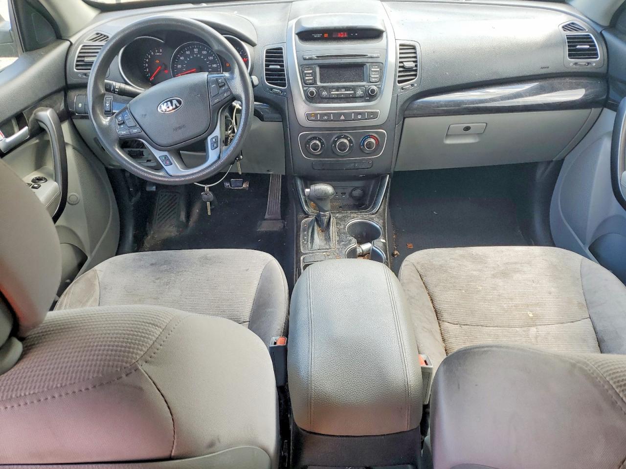 2015 Kia Sorento Lx Gray vin: 5XYKT3A60FG629622