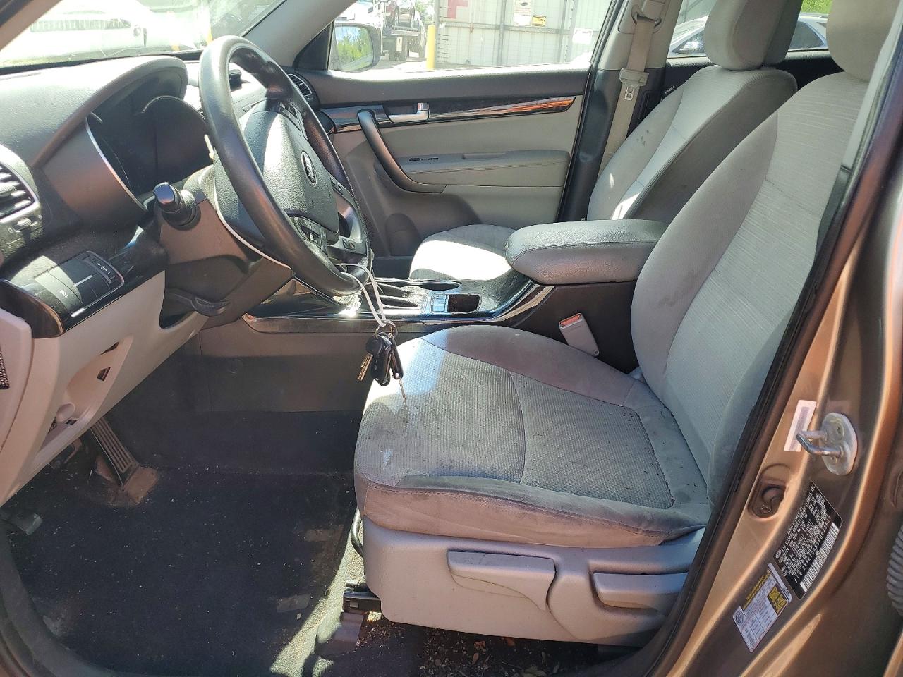 2015 Kia Sorento Lx Gray vin: 5XYKT3A60FG629622