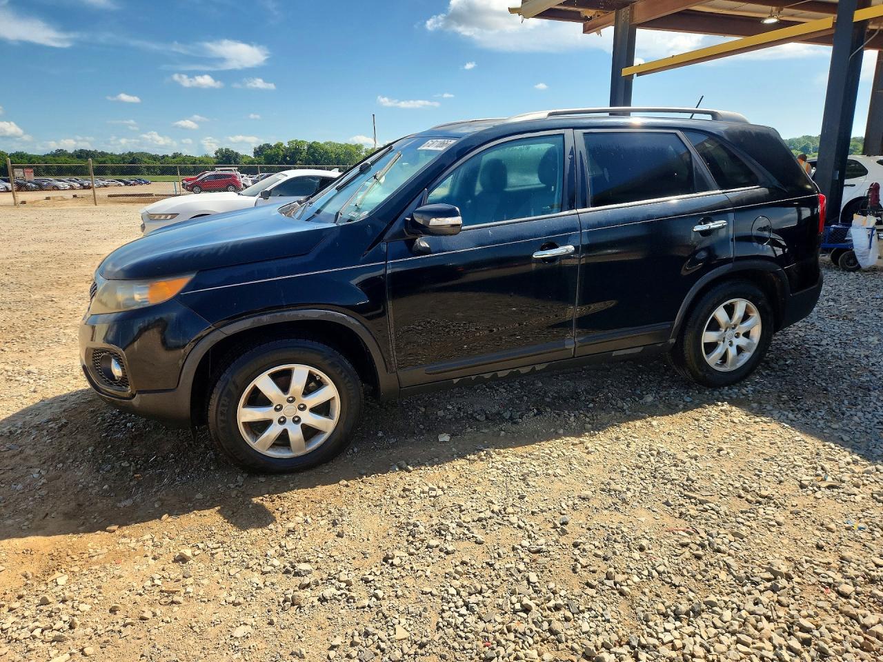 2012 Kia Sorento Lx Black vin: 5XYKT3A61CG192306