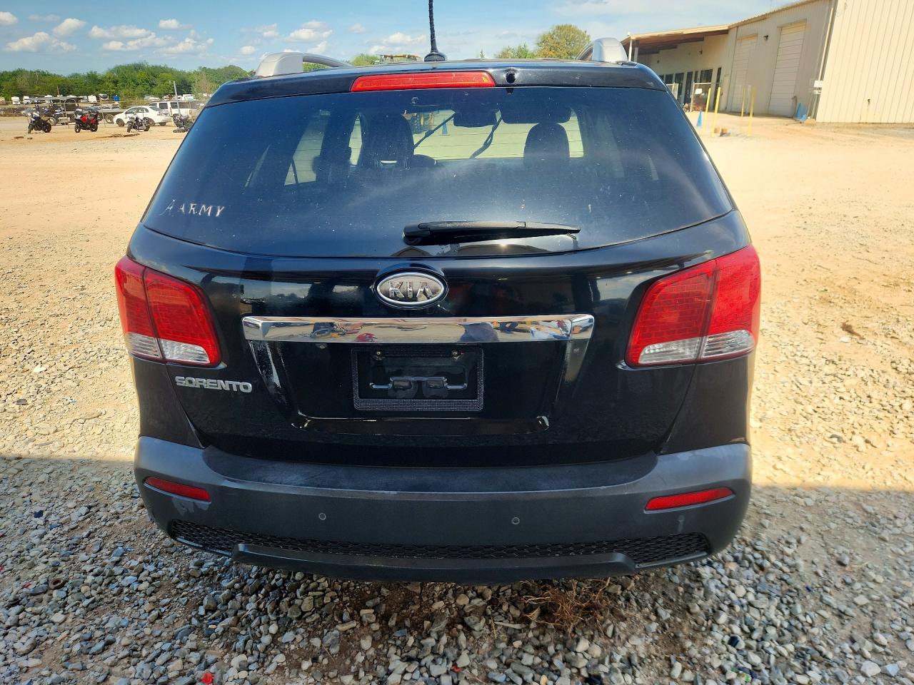 2012 Kia Sorento Lx Black vin: 5XYKT3A61CG192306