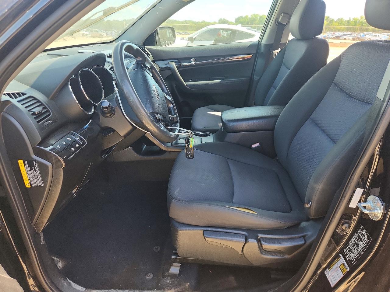 2012 Kia Sorento Lx Black vin: 5XYKT3A61CG192306