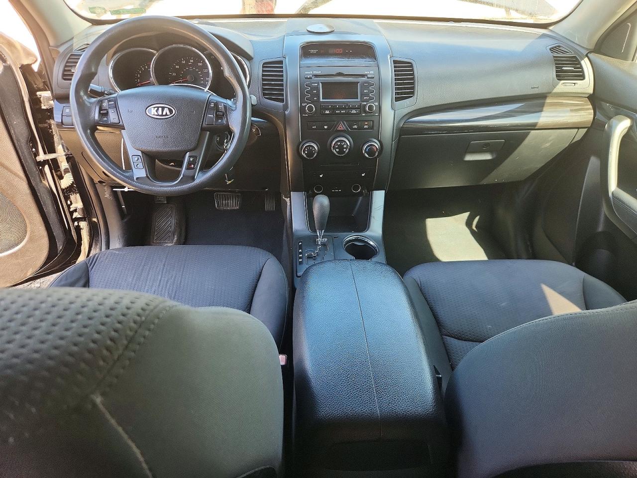 2012 Kia Sorento Lx Black vin: 5XYKT3A61CG192306