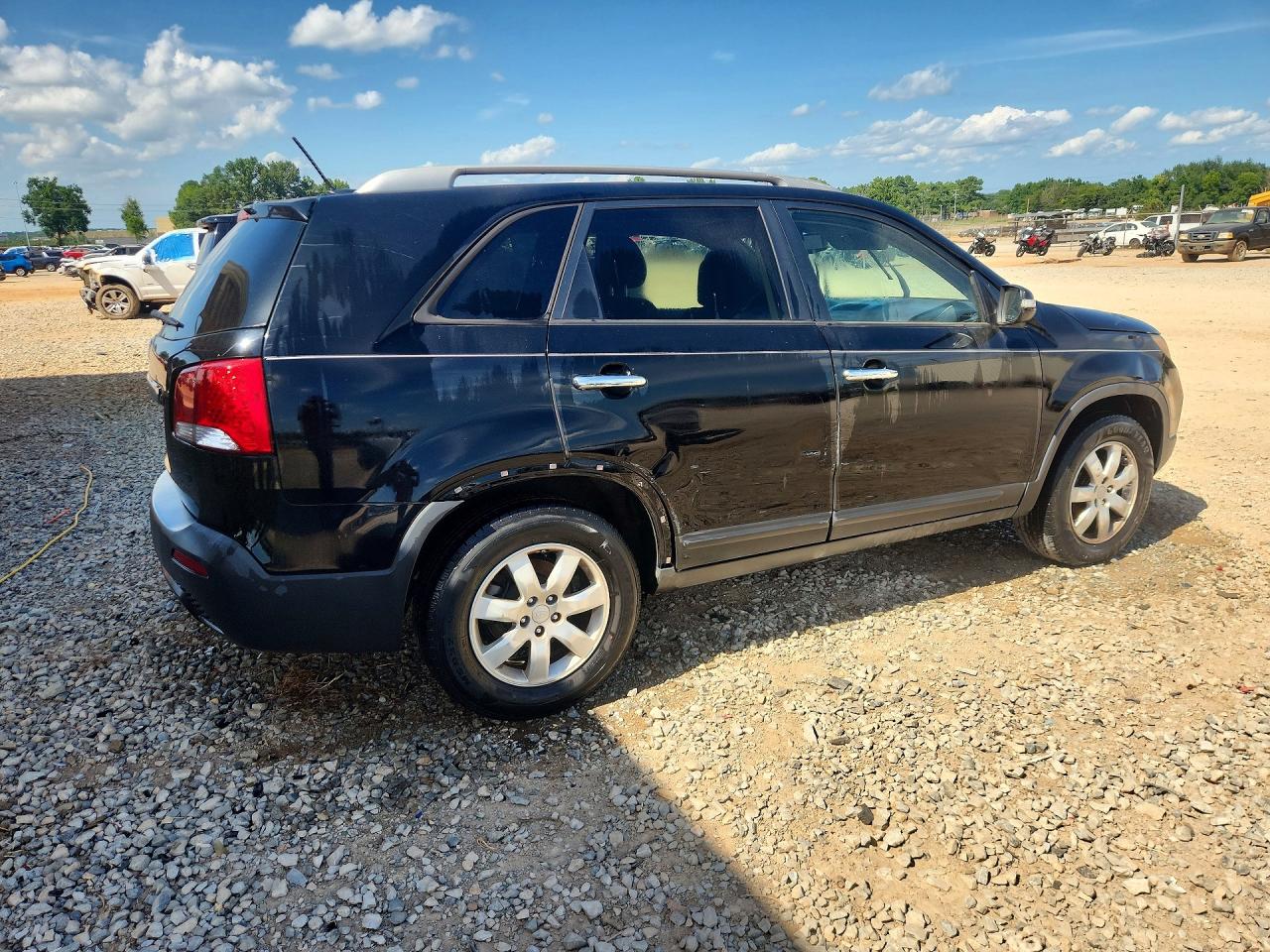 2012 Kia Sorento Lx Black vin: 5XYKT3A61CG192306