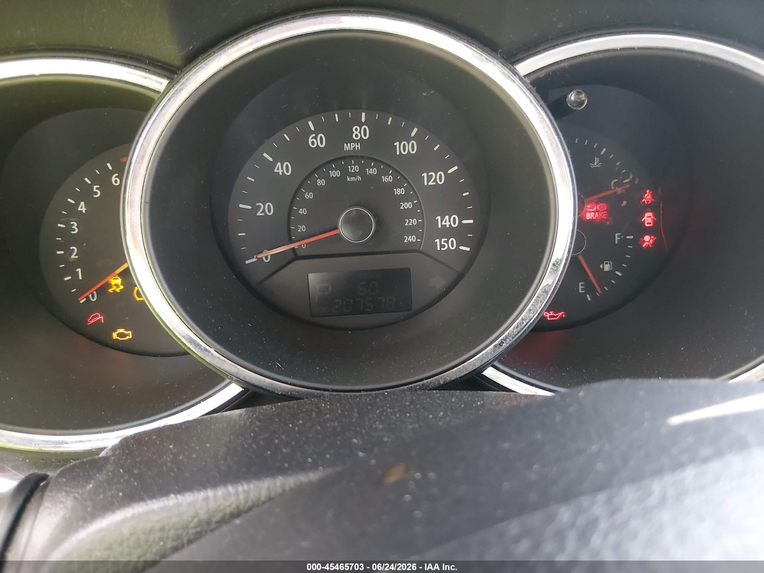 2012 Kia Sorento Lx Silver vin: 5XYKT3A61CG205202