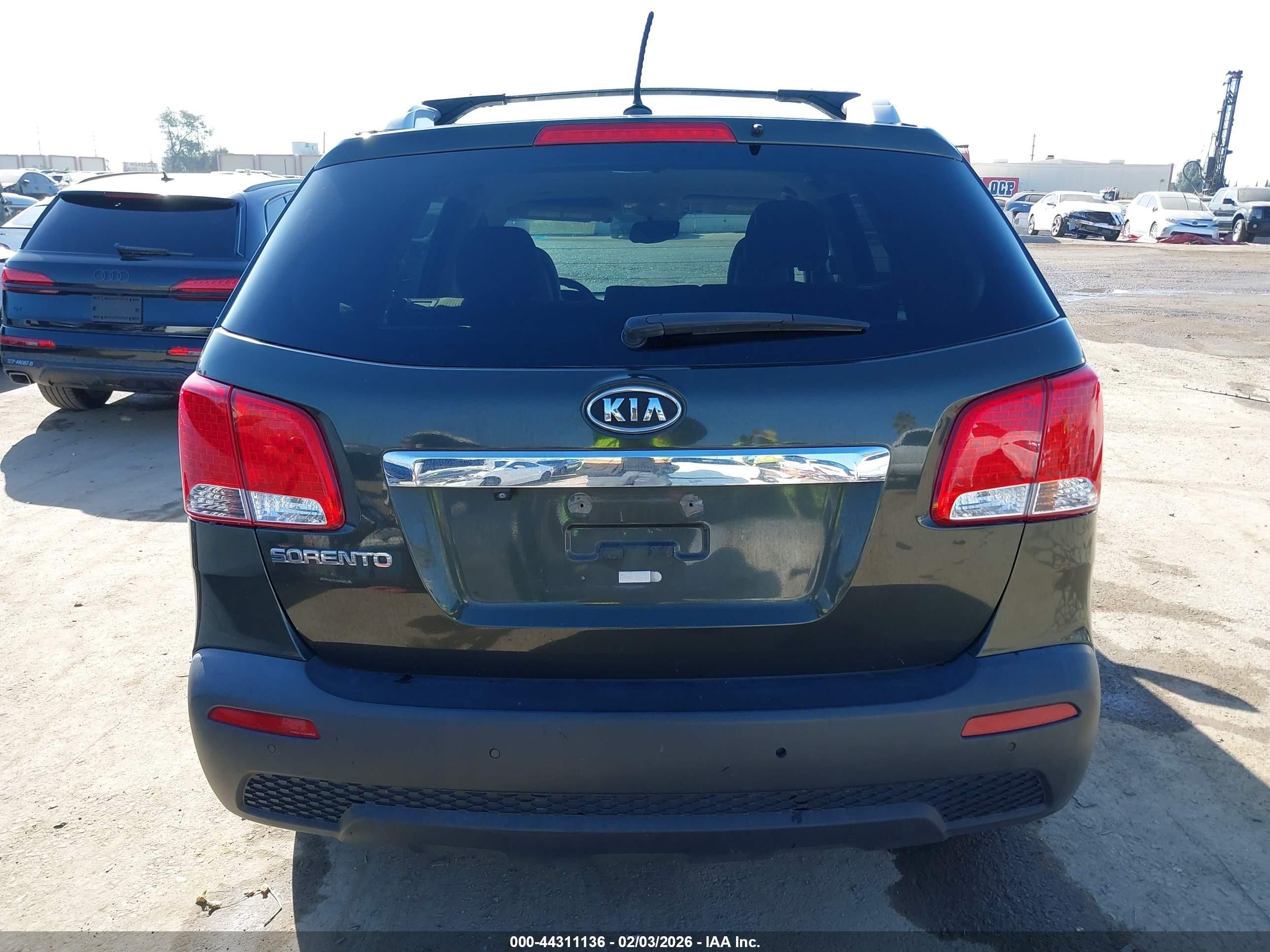 2012 Kia Sorento Lx Green vin: 5XYKT3A61CG215261