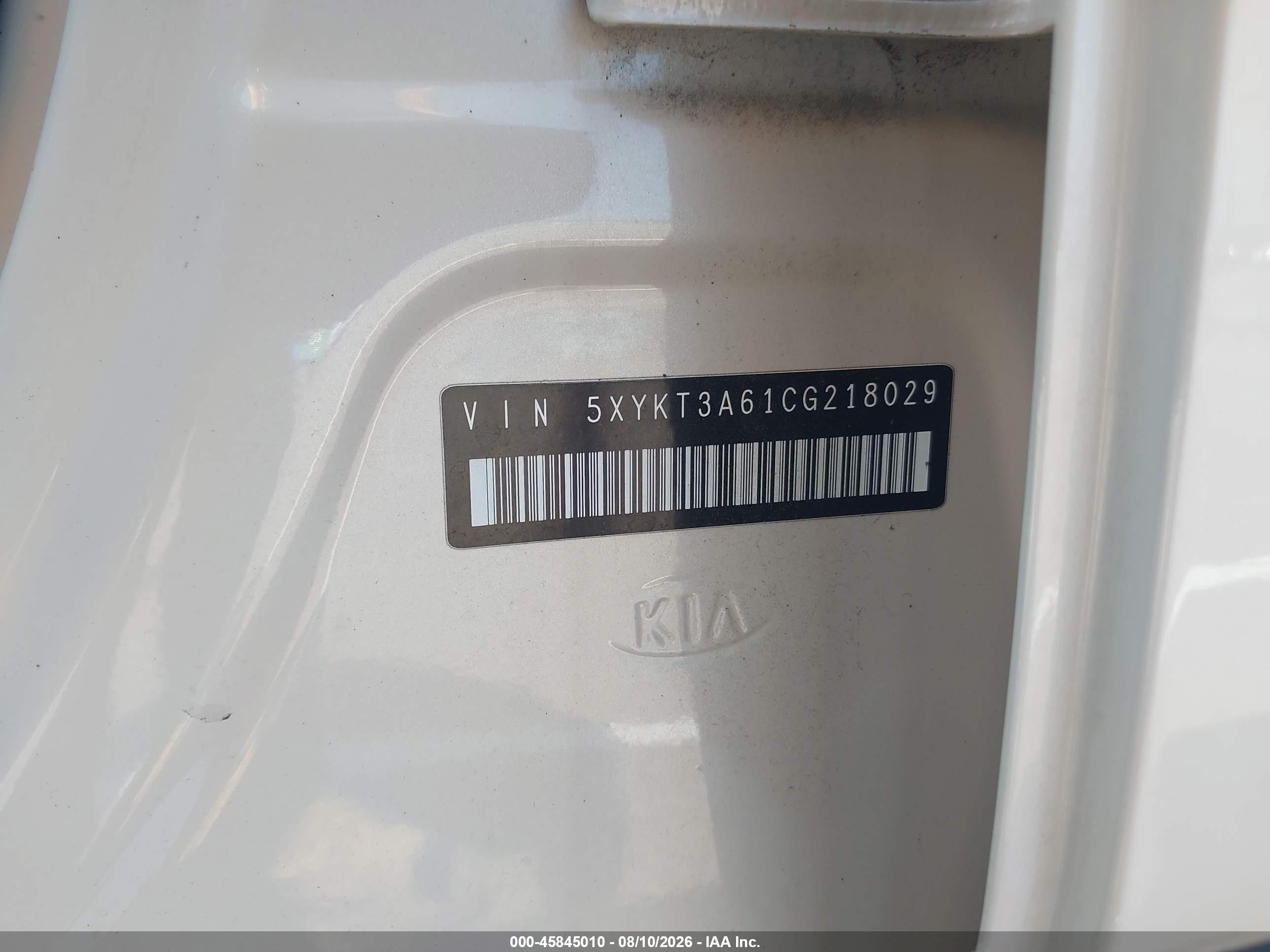 2012 Kia Sorento Lx Tan vin: 5XYKT3A61CG218029
