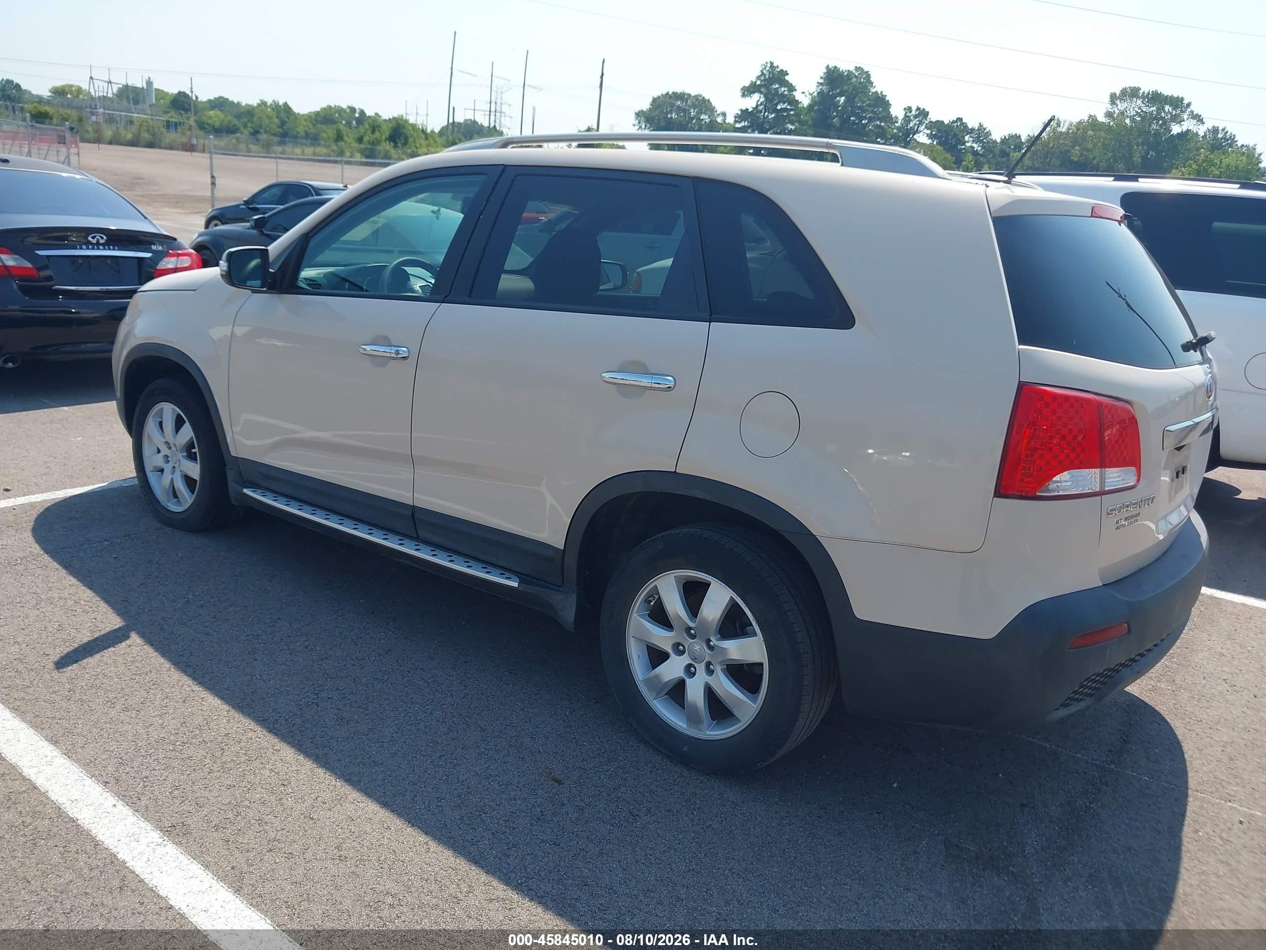 2012 Kia Sorento Lx Tan vin: 5XYKT3A61CG218029