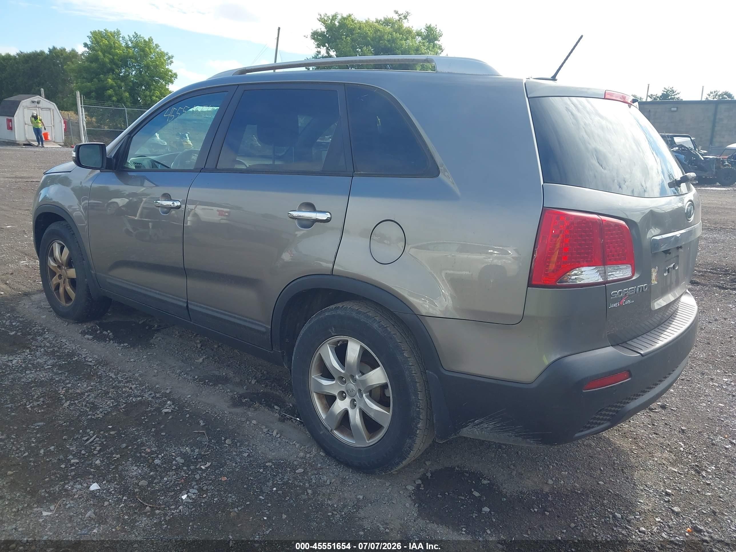 2012 Kia Sorento Lx Black vin: 5XYKT3A61CG301315