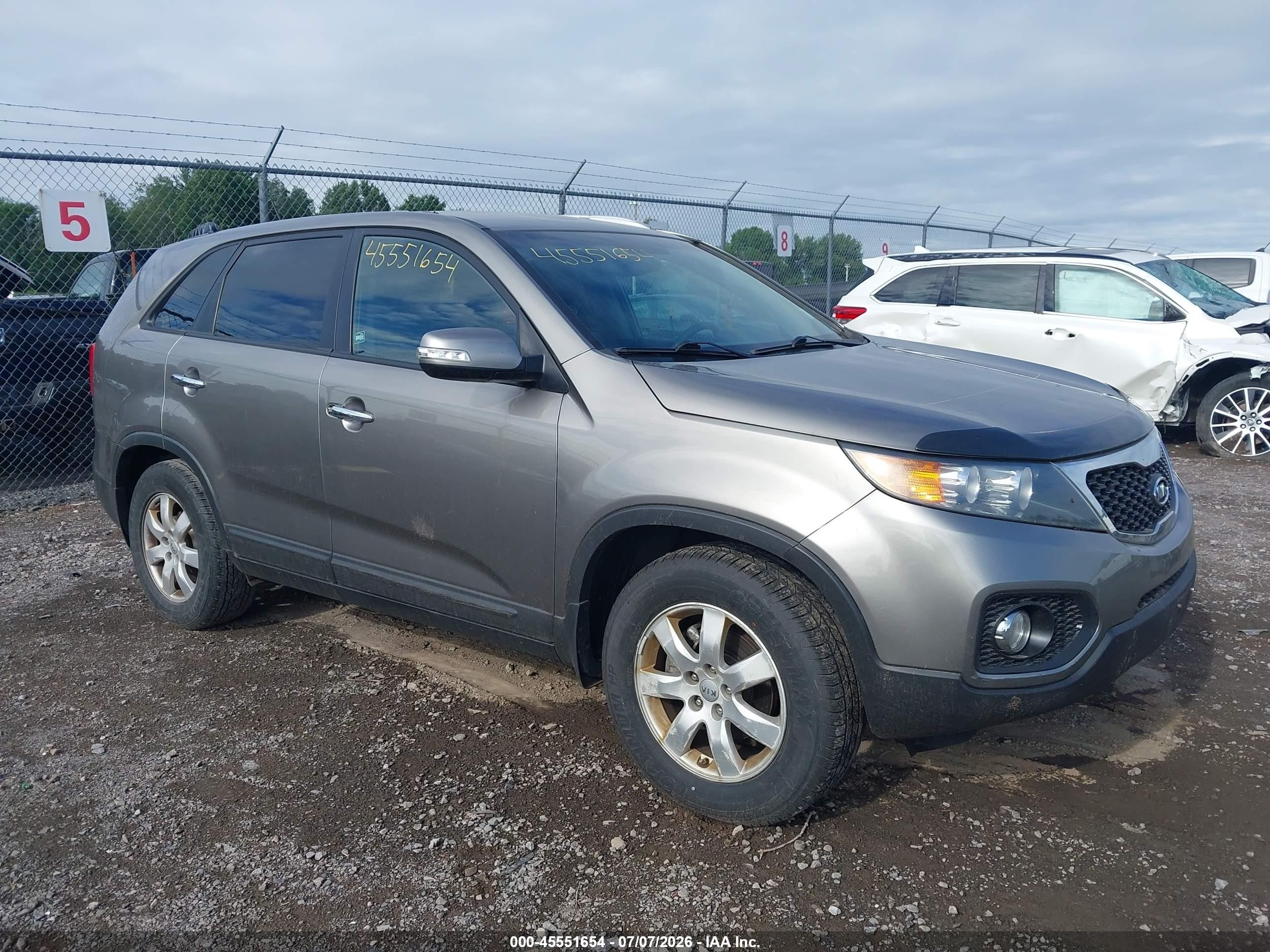 2012 Kia Sorento Lx Black vin: 5XYKT3A61CG301315