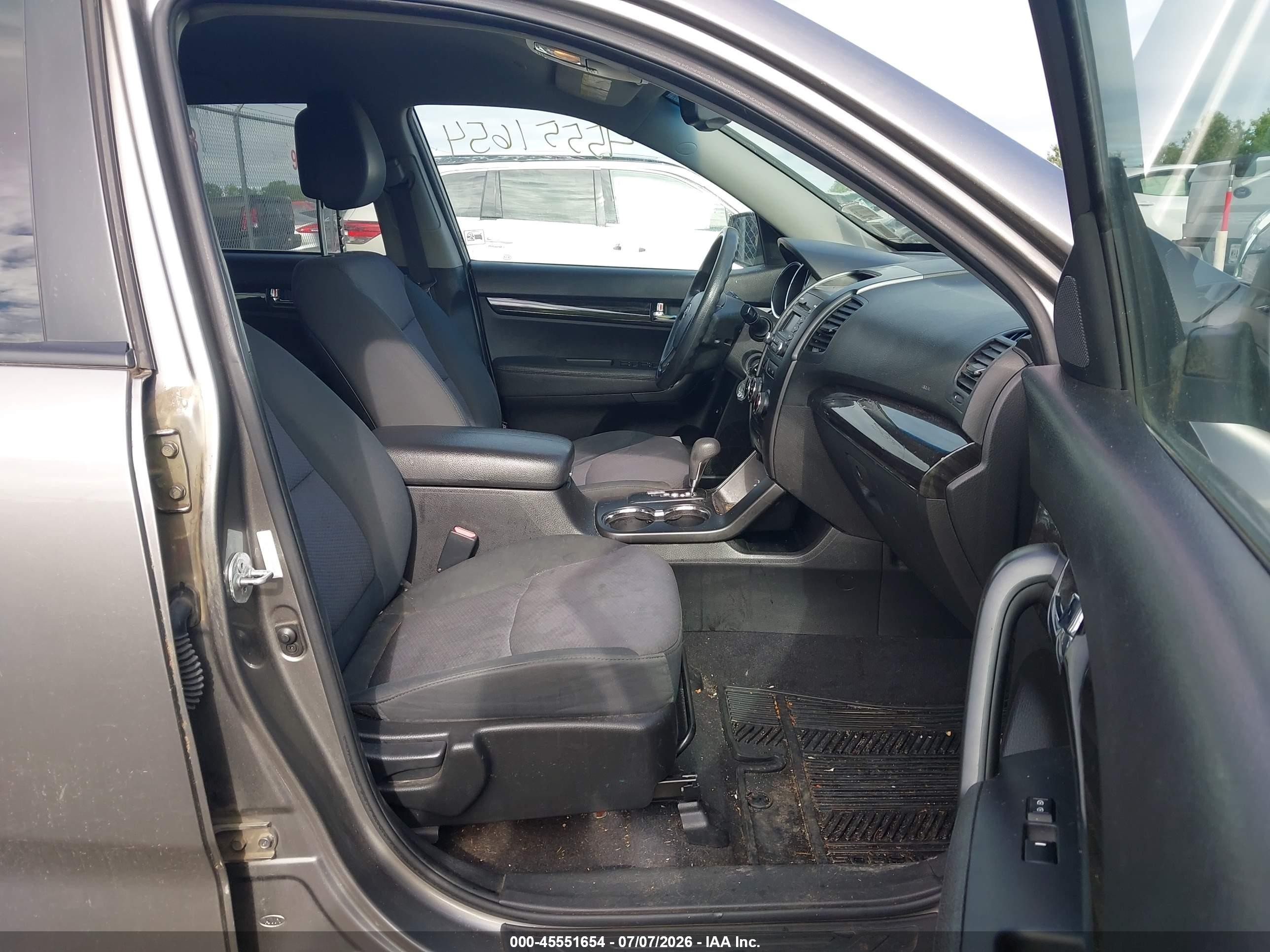 2012 Kia Sorento Lx Black vin: 5XYKT3A61CG301315