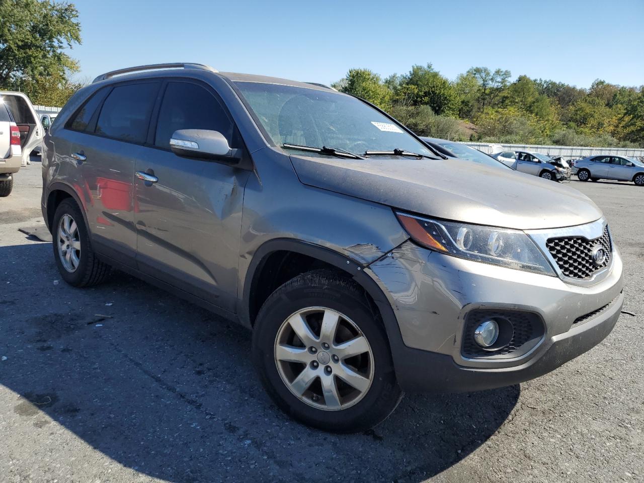 2012 Kia Sorento Base Gray vin: 5XYKT3A61CG302559
