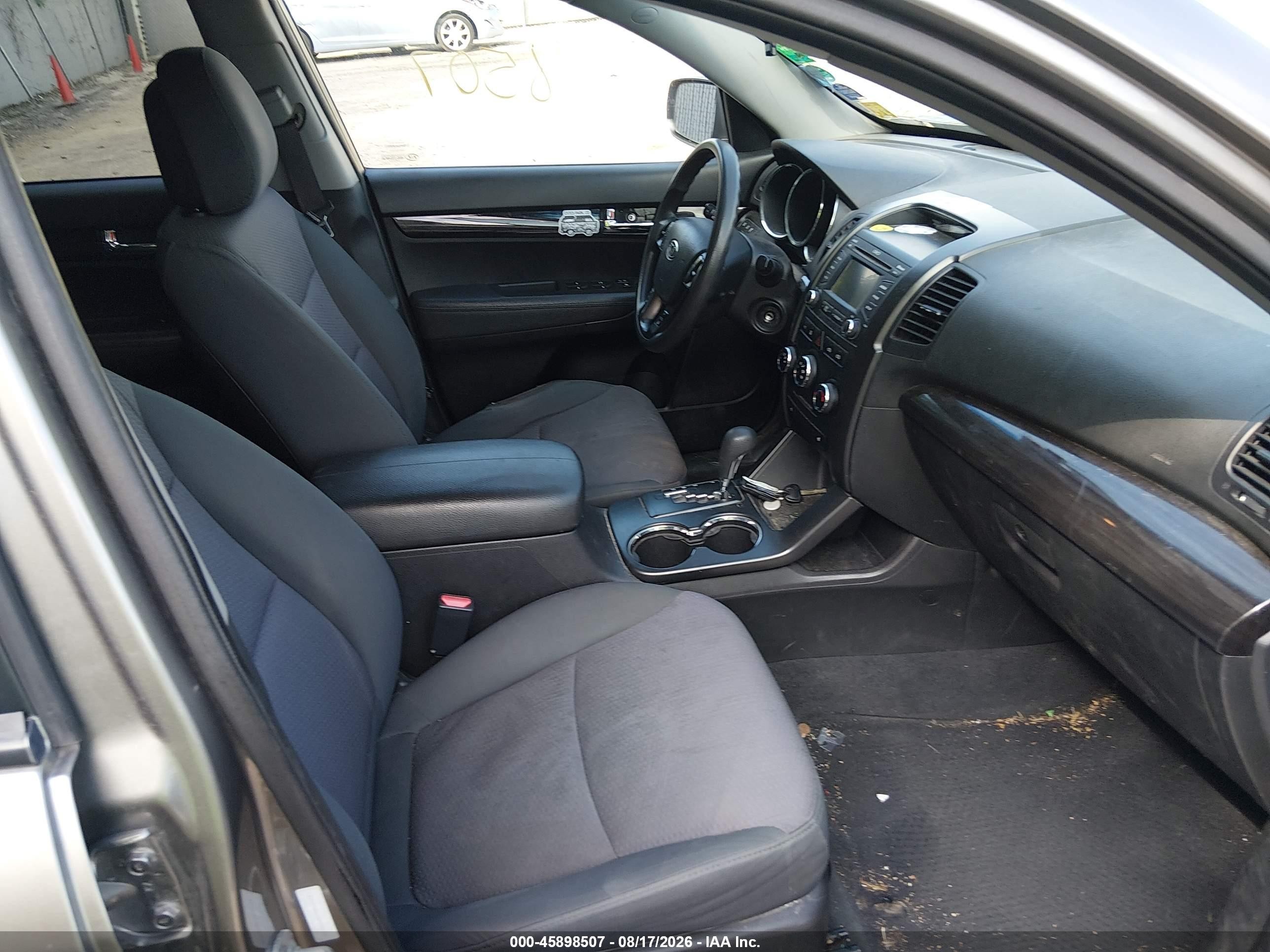 2013 Kia Sorento Lx Gray vin: 5XYKT3A61DG355652