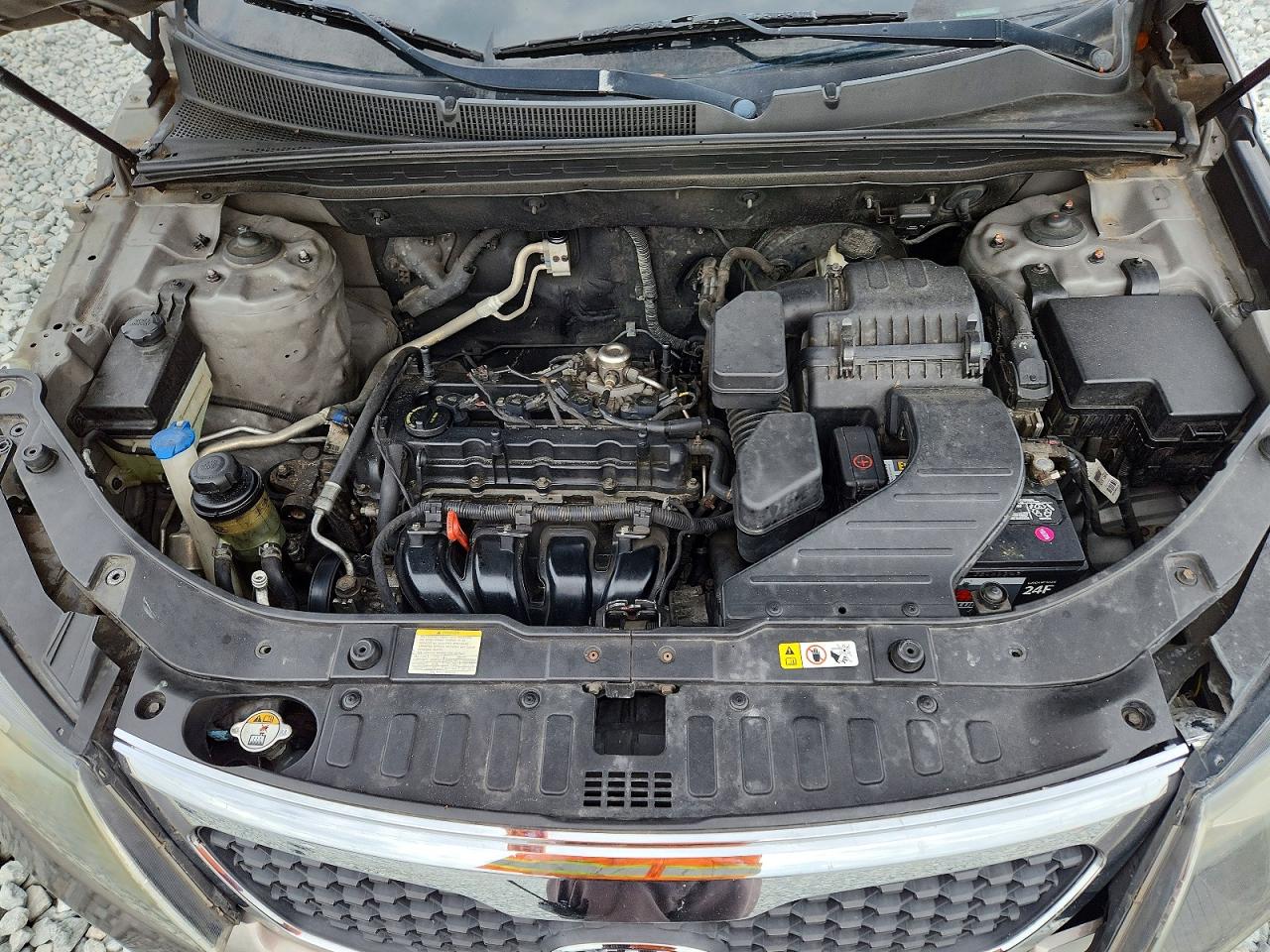 2013 Kia Sorento Lx Gray vin: 5XYKT3A61DG394659