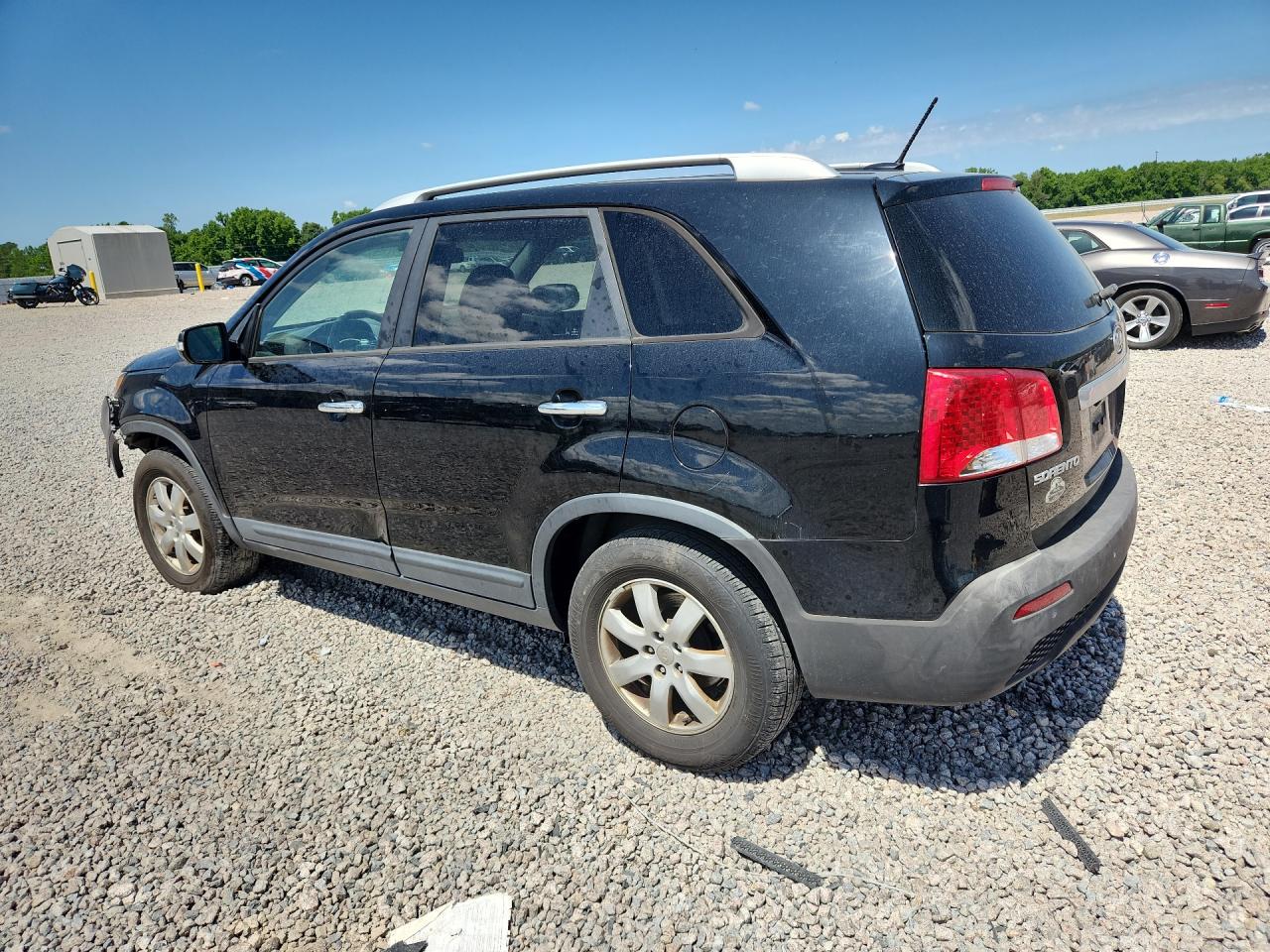 2013 Kia Sorento Lx Black vin: 5XYKT3A61DG406647