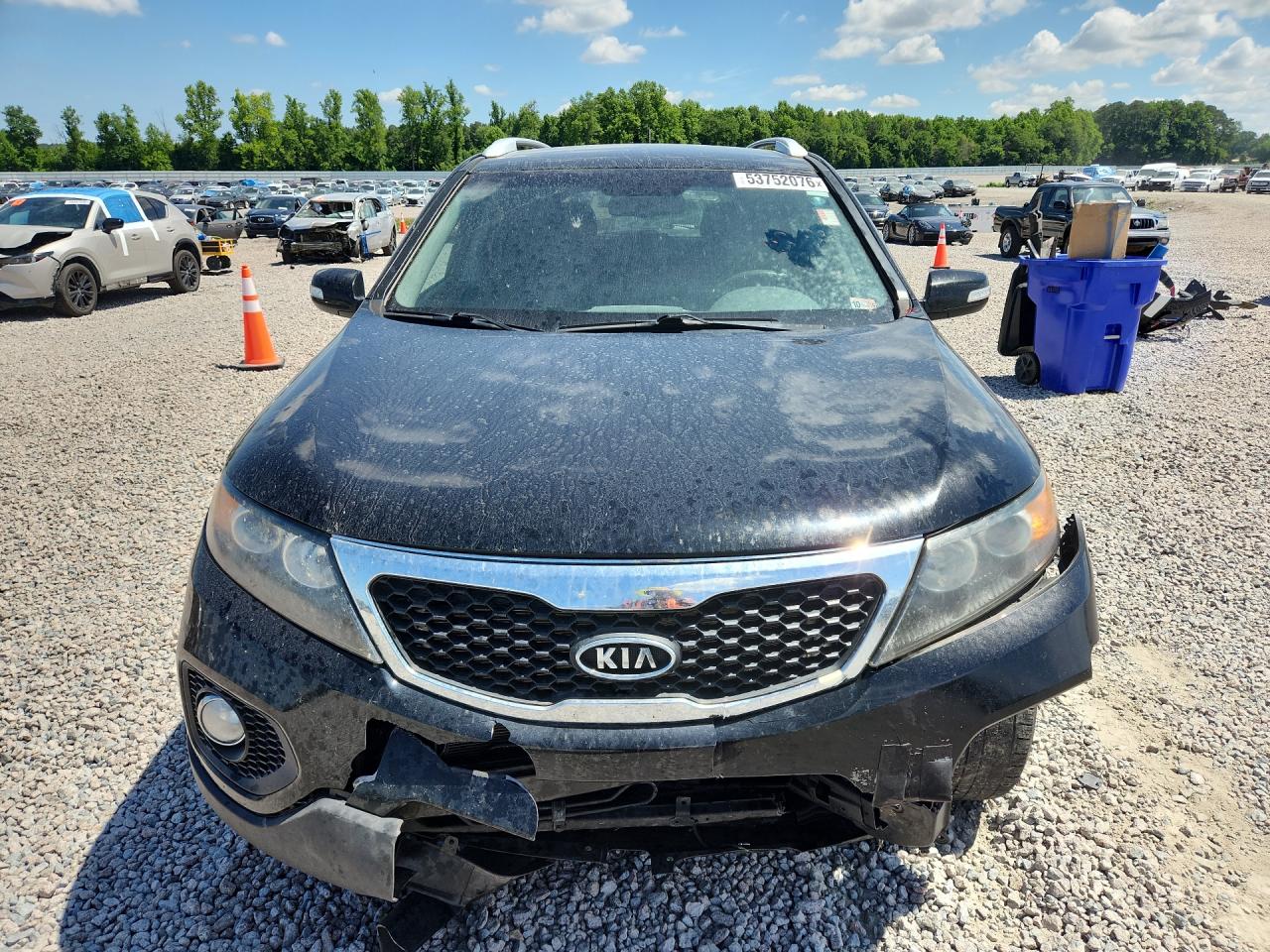2013 Kia Sorento Lx Black vin: 5XYKT3A61DG406647