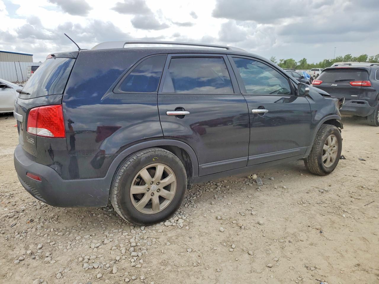 2013 Kia Sorento Lx Black vin: 5XYKT3A61DG415235