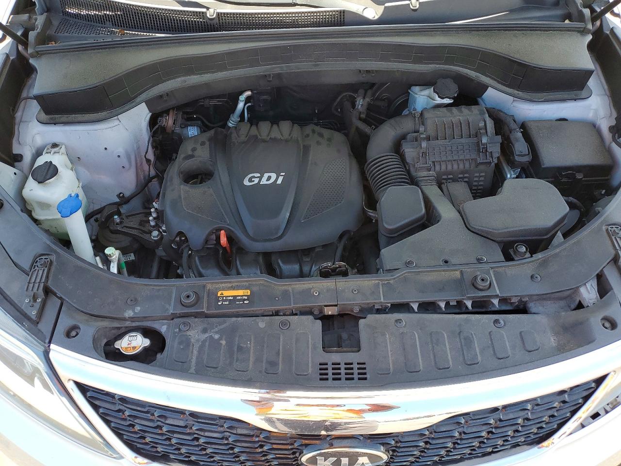 2014 Kia Sorento Lx Silver vin: 5XYKT3A61EG432649