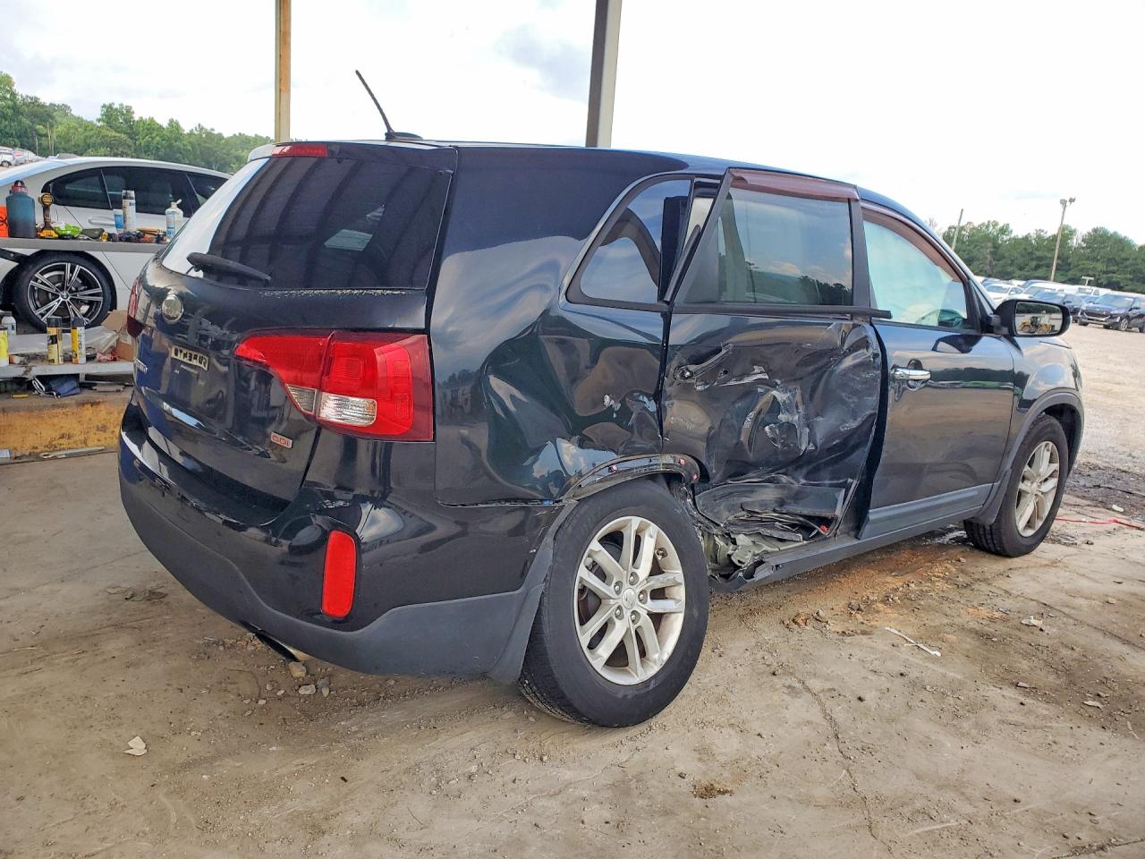 2014 Kia Sorento Lx Черный vin: 5XYKT3A61EG444669