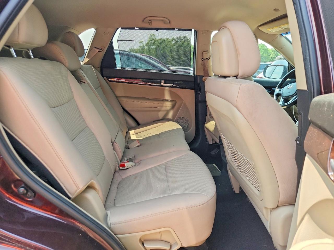 2014 Kia Sorento Lx Burgundy vin: 5XYKT3A61EG479664