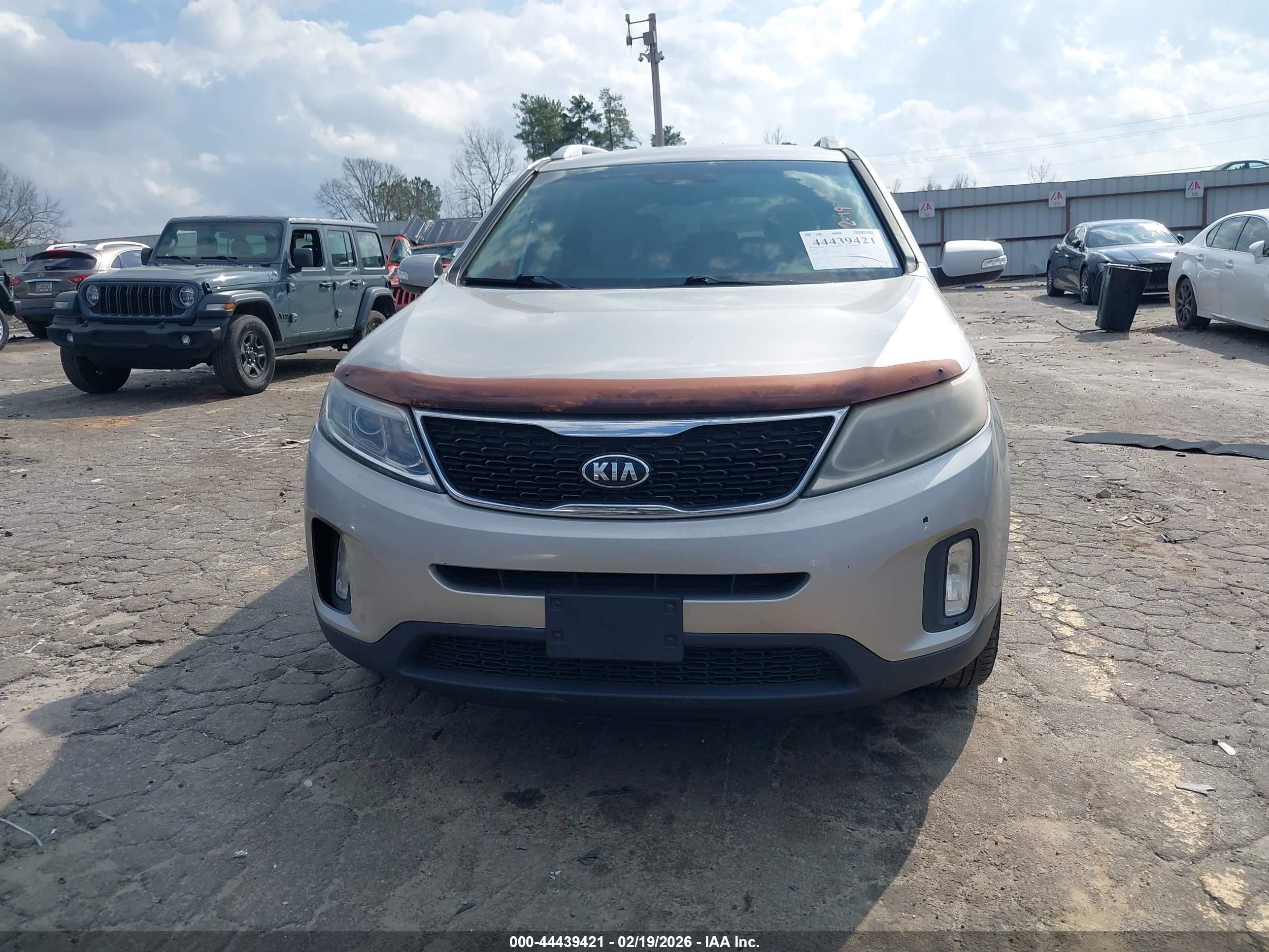2015 Kia Sorento Lx Gray vin: 5XYKT3A61FG553182