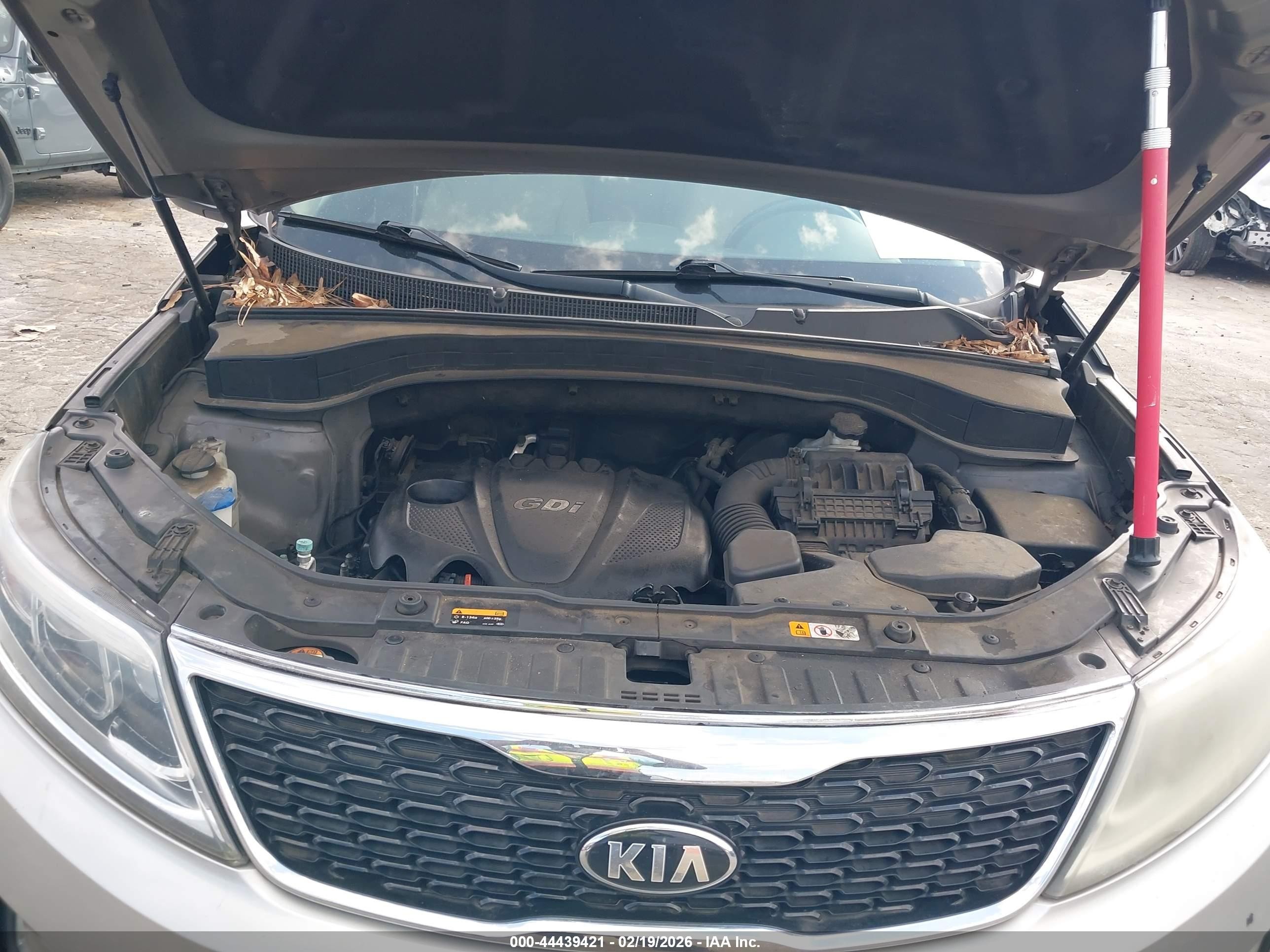 2015 Kia Sorento Lx Gray vin: 5XYKT3A61FG553182