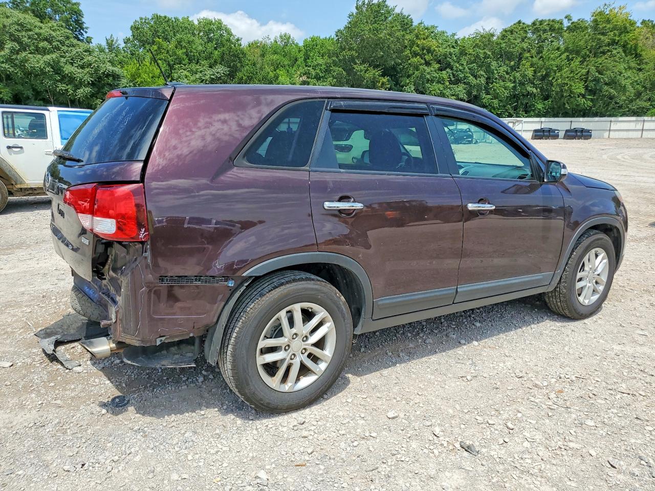 2015 Kia Sorento Lx Burgundy vin: 5XYKT3A61FG588692