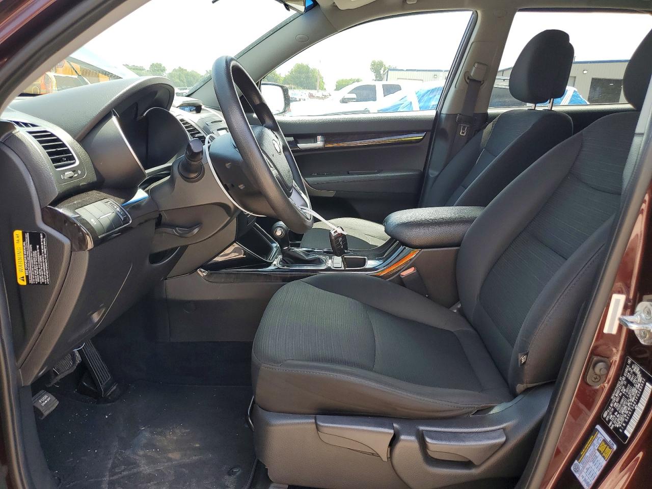 2015 Kia Sorento Lx Burgundy vin: 5XYKT3A61FG588692