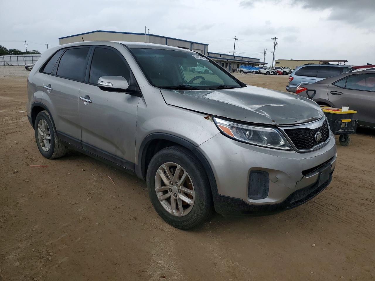 2015 Kia Sorento Lx Gray vin: 5XYKT3A61FG588885