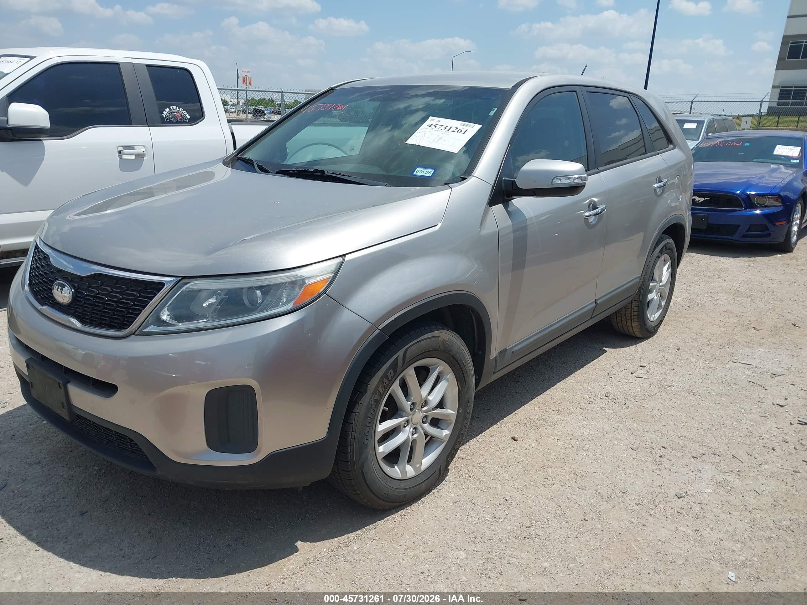 2015 Kia Sorento Lx Champagne vin: 5XYKT3A61FG602820