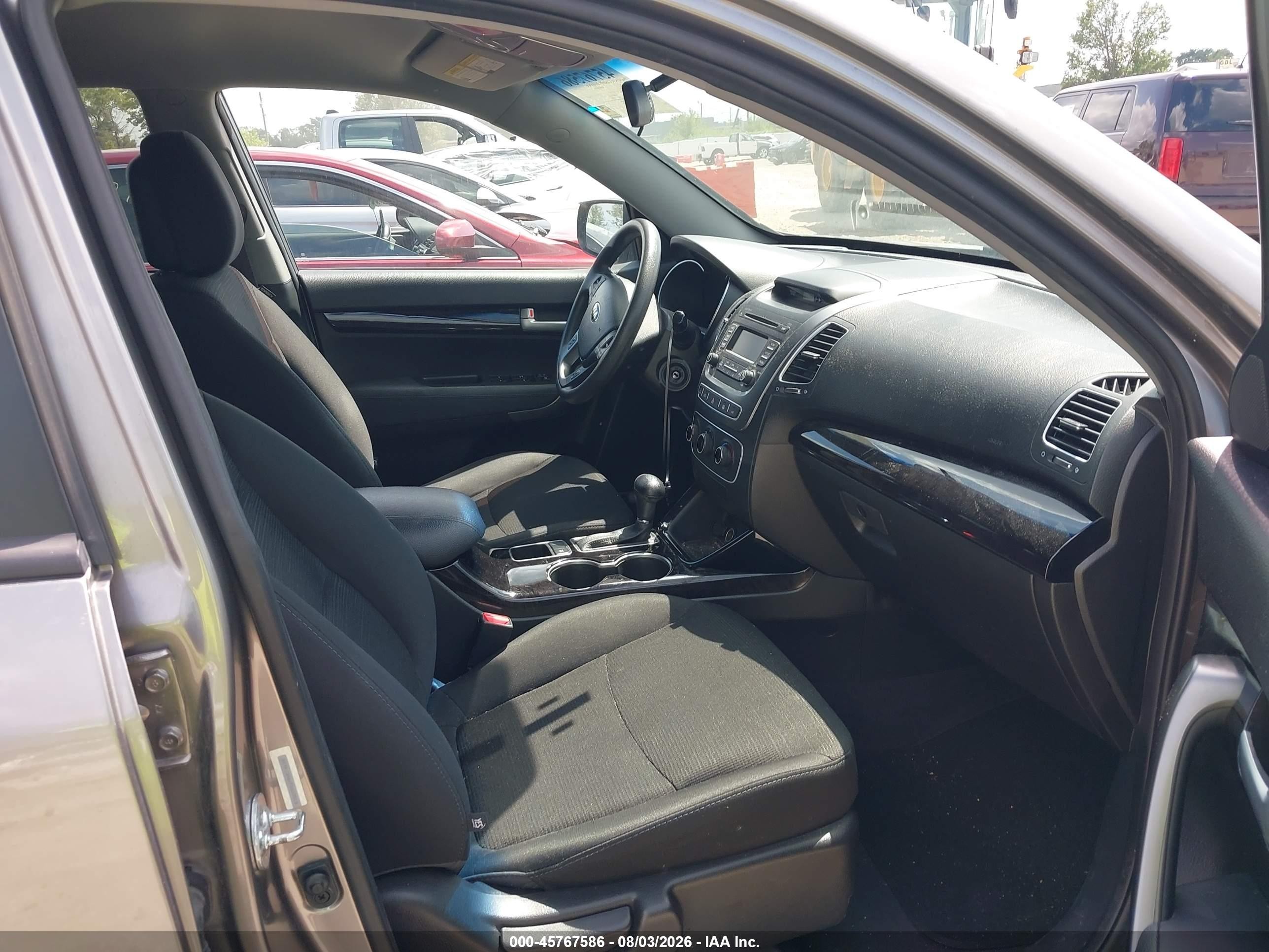 2015 Kia Sorento Lx Gray vin: 5XYKT3A61FG603515