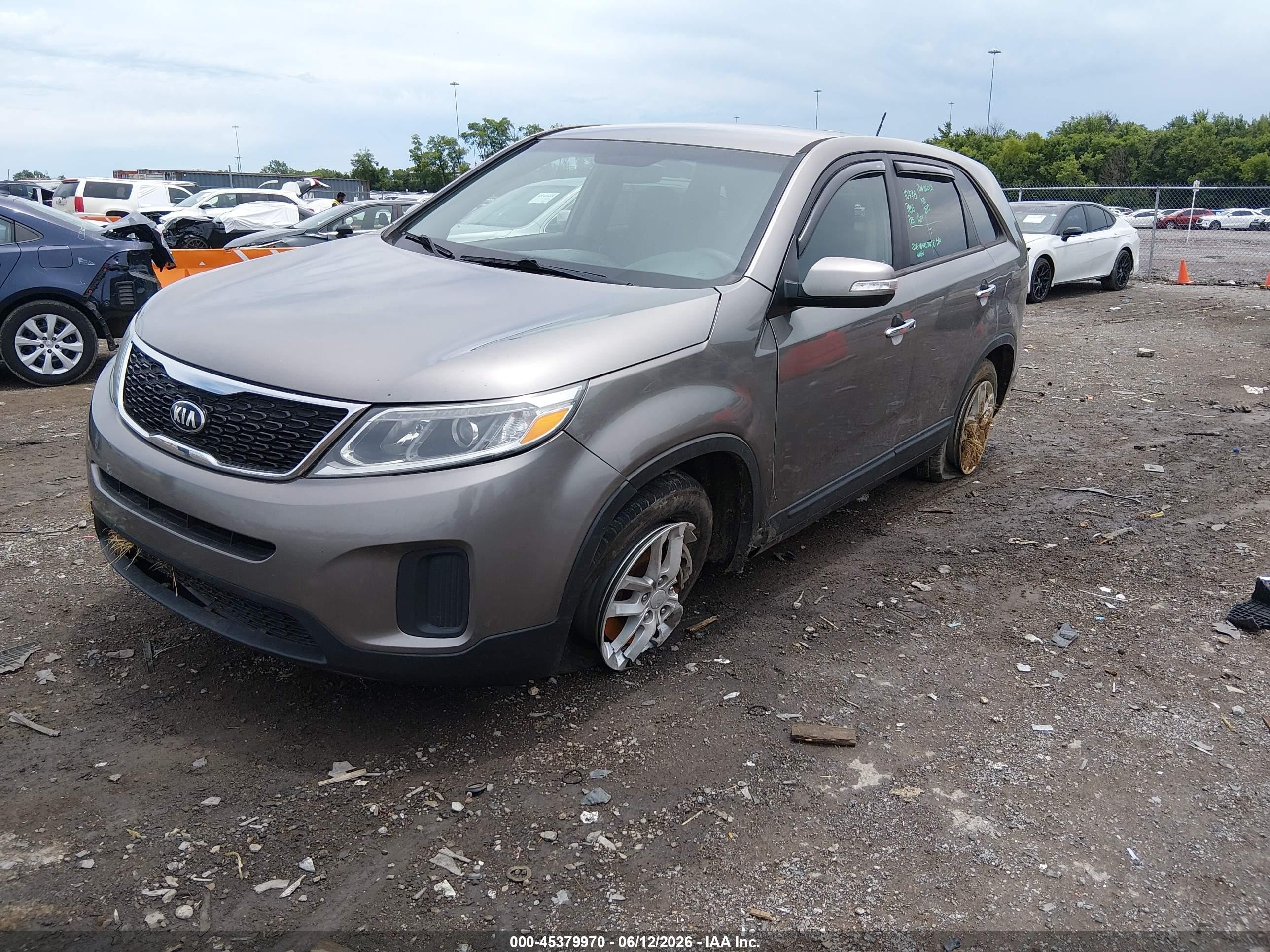 2015 Kia Sorento Lx Champagne vin: 5XYKT3A61FG626468