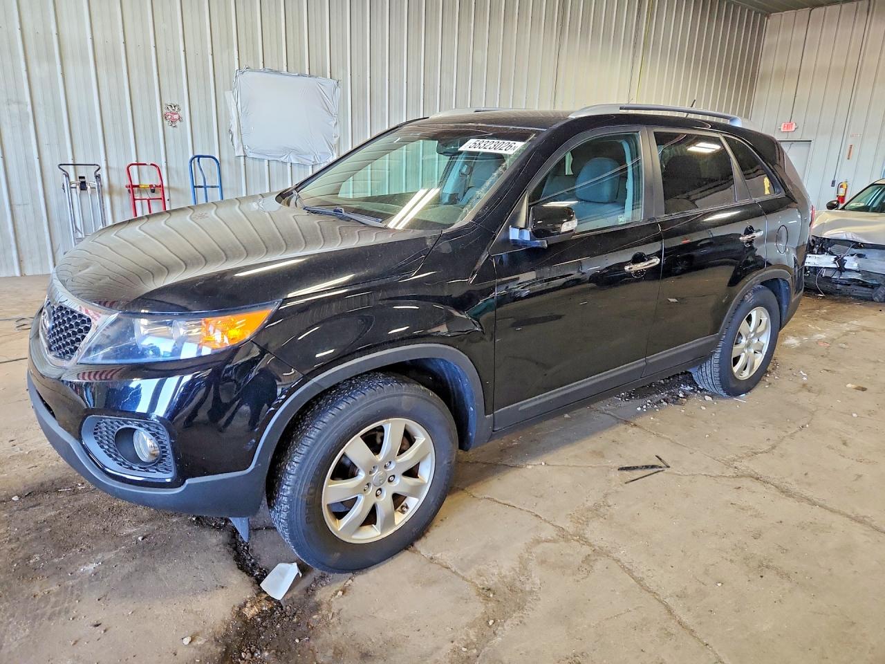 2012 Kia Sorento Lx Black vin: 5XYKT3A62CG304899