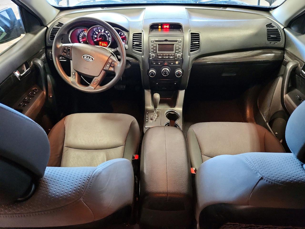 2012 Kia Sorento Lx Black vin: 5XYKT3A62CG304899
