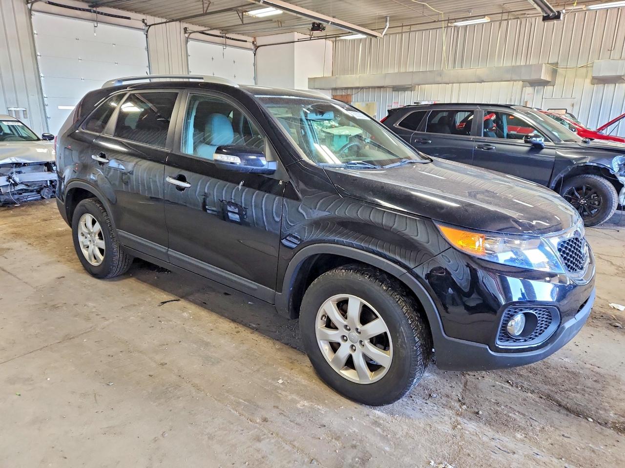 2012 Kia Sorento Lx Black vin: 5XYKT3A62CG304899