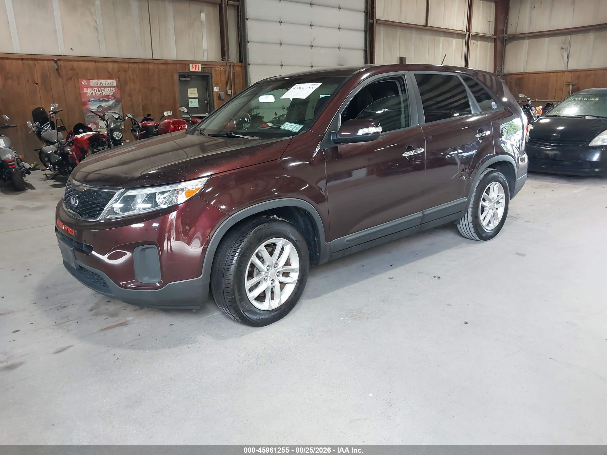 2014 Kia Sorento Lx Brown vin: 5XYKT3A62EG452022