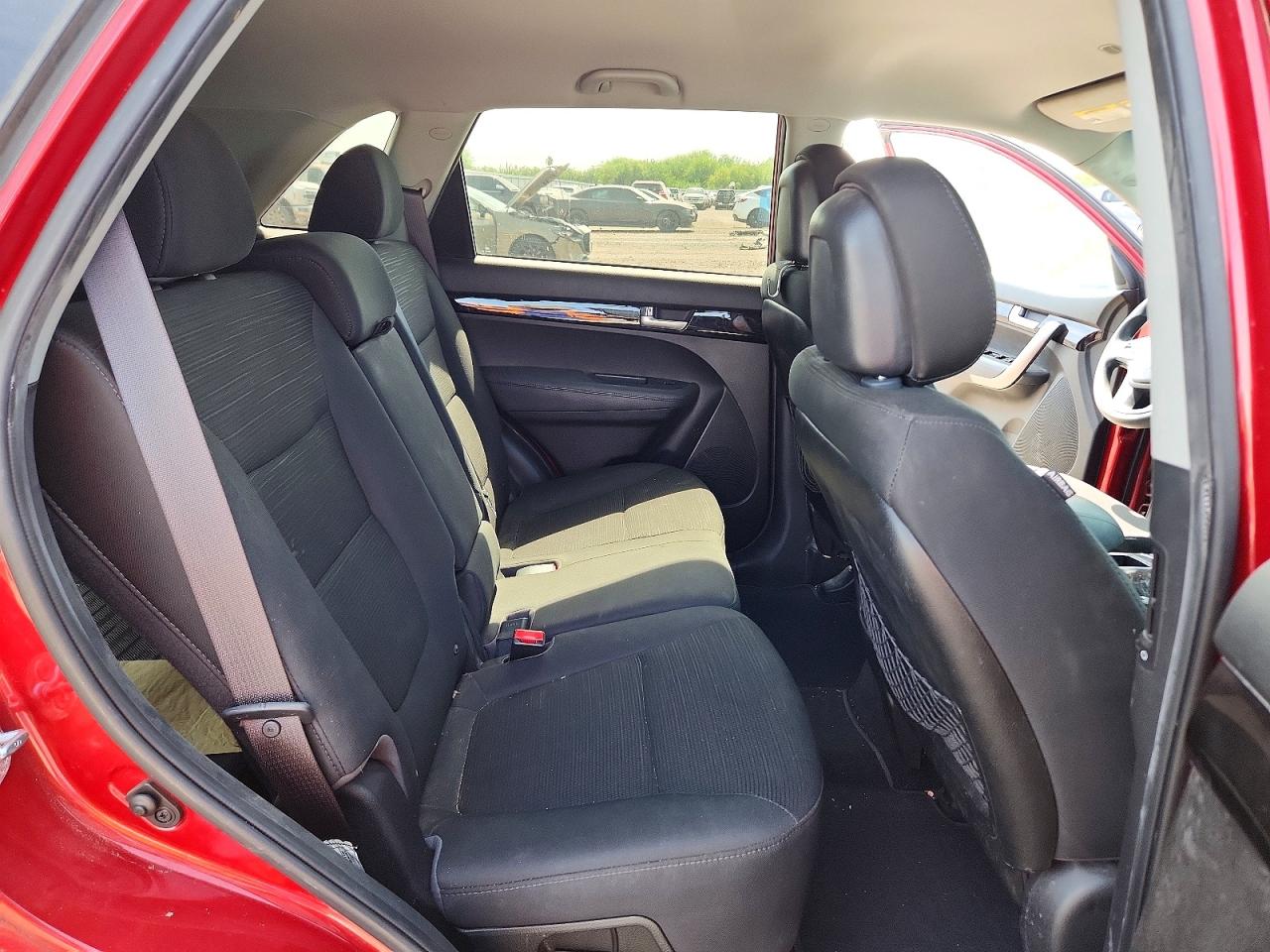 2014 Kia Sorento Lx Burgundy vin: 5XYKT3A62EG495937