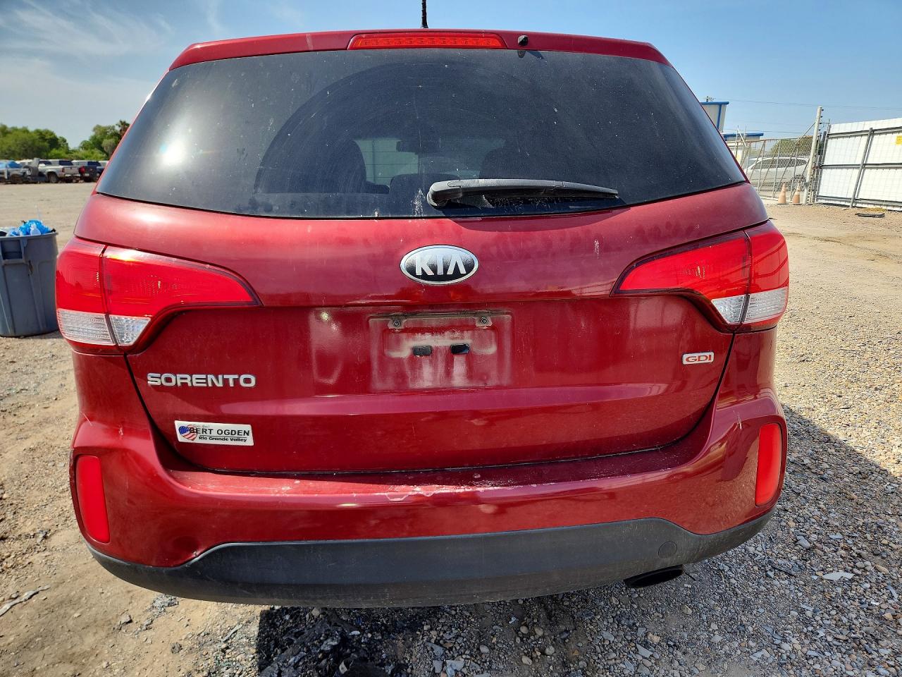 2014 Kia Sorento Lx Burgundy vin: 5XYKT3A62EG495937