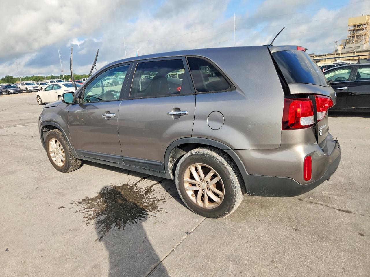 2014 Kia Sorento Lx Gray vin: 5XYKT3A62EG503759