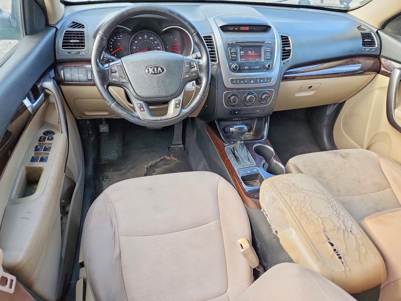 2014 Kia Sorento Lx Темно-бордовый vin: 5XYKT3A62EG508007