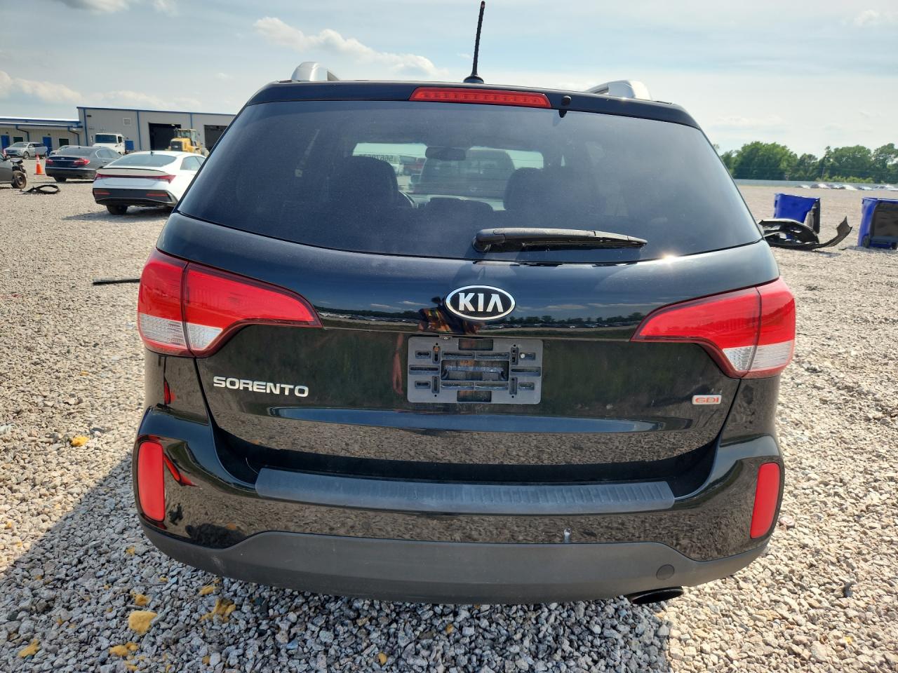 2014 Kia Sorento Lx Black vin: 5XYKT3A62EG508136